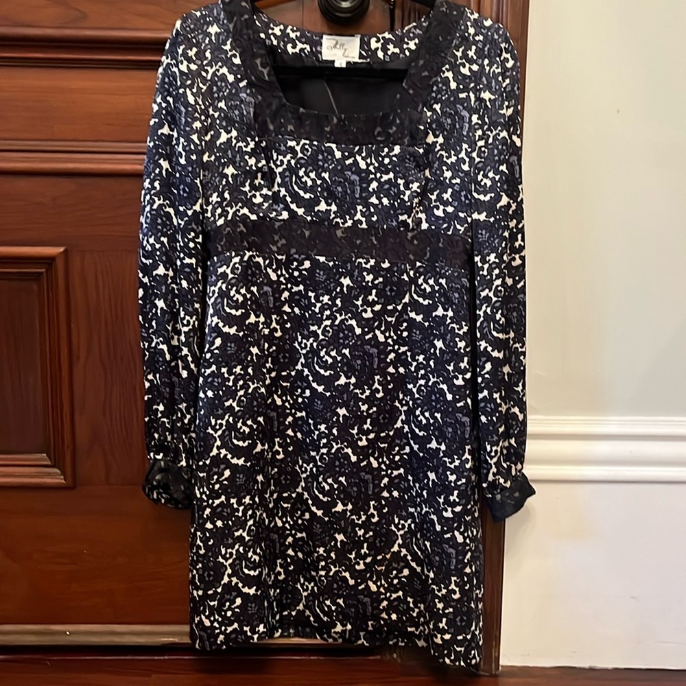 Milly long sleeve silk dress. Size 4.
